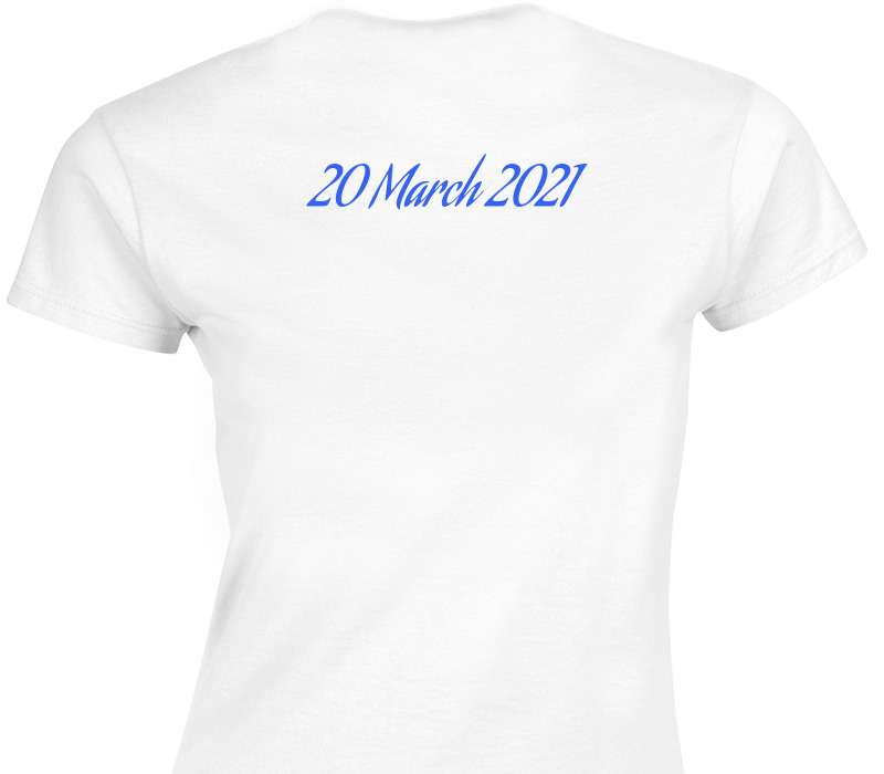 Custom Womens Soft Style 100% Cotton White T-Shirt