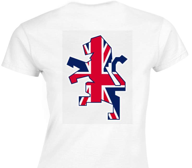 Custom Womens Soft Style 100% Cotton White T-Shirt
