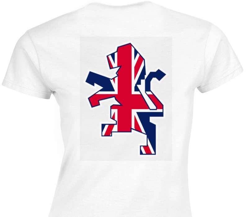 Custom Womens Soft Style 100% Cotton White T-Shirt