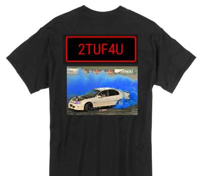 Custom Gildan 100% Cotton Black T-Shirt
