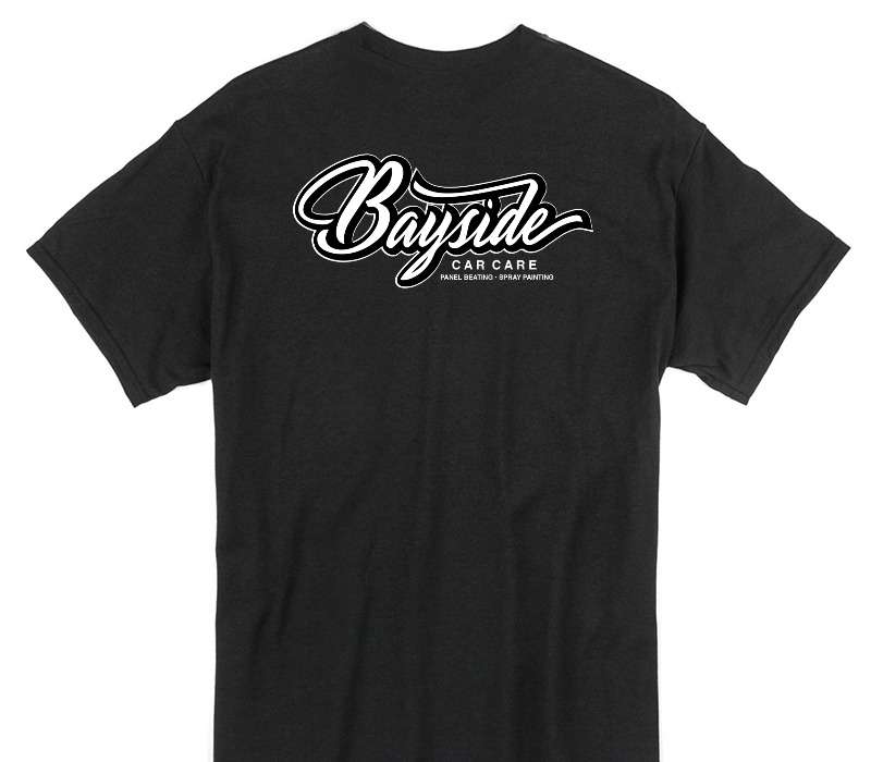 Custom Gildan 100% Cotton Black T-Shirt