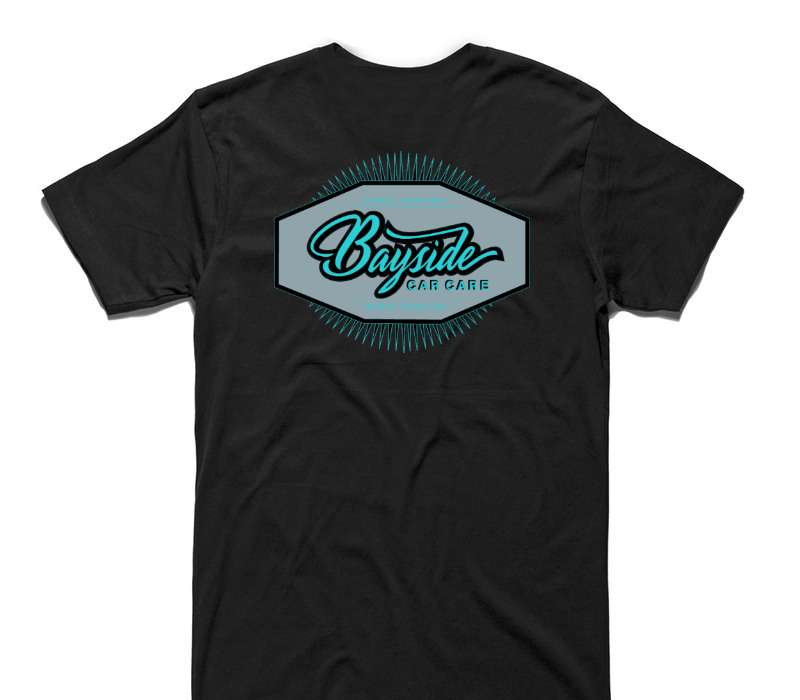 Custom AS Colour 100% Cotton Black T-Shirt
