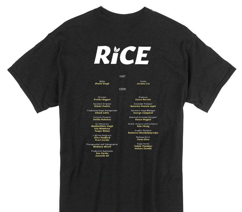 Custom Gildan 100% Cotton Black T-Shirt