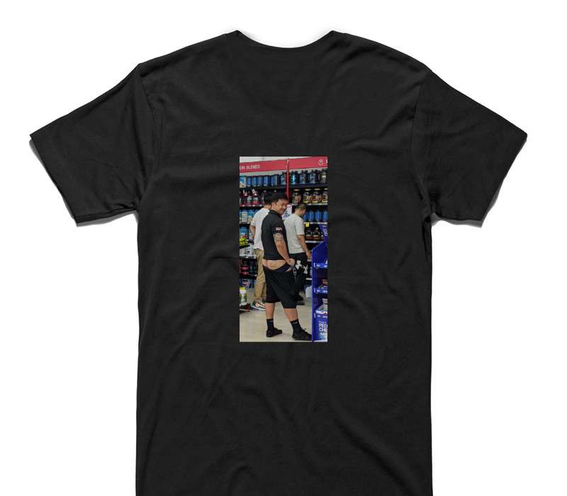 Custom AS Colour 100% Cotton Black T-Shirt