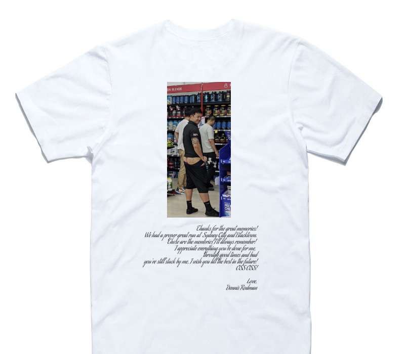 Custom AS Colour 100% Cotton White T-Shirt