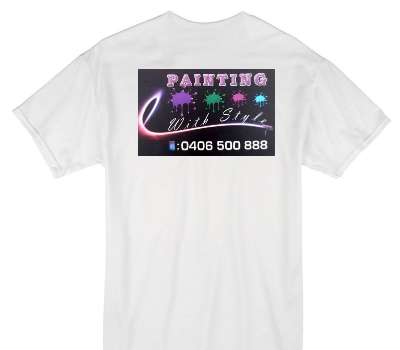 Custom Gildan 100% Cotton White T-Shirt