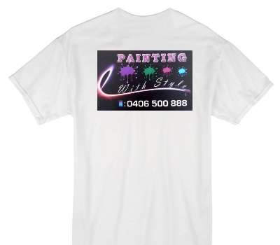 Custom Gildan 100% Cotton White T-Shirt