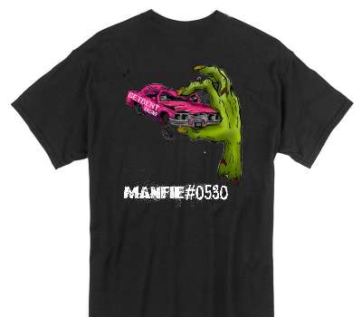 Custom Gildan 100% Cotton Black T-Shirt