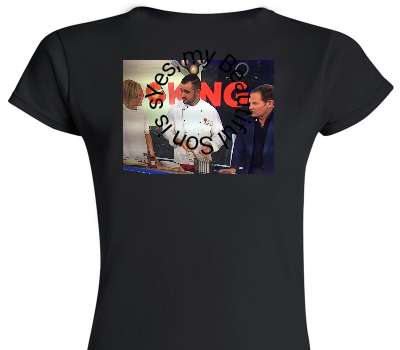 Custom Womens Soft Style 100% Cotton Black T-Shirt