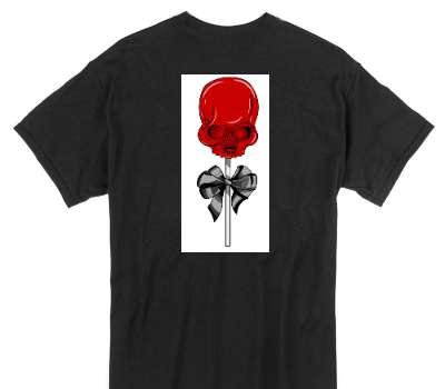 Custom Gildan 100% Cotton Black T-Shirt
