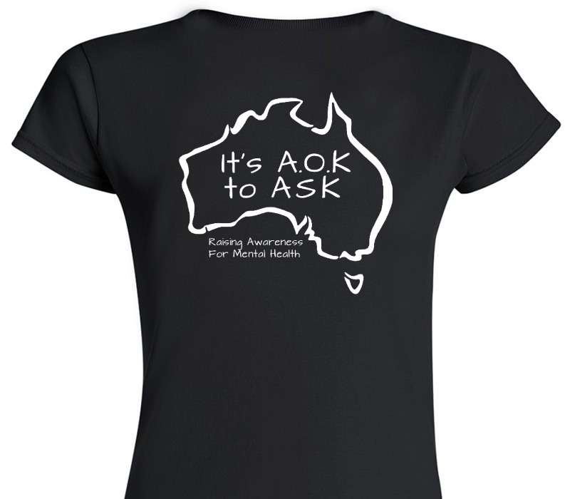 Custom Womens Soft Style 100% Cotton Black T-Shirt