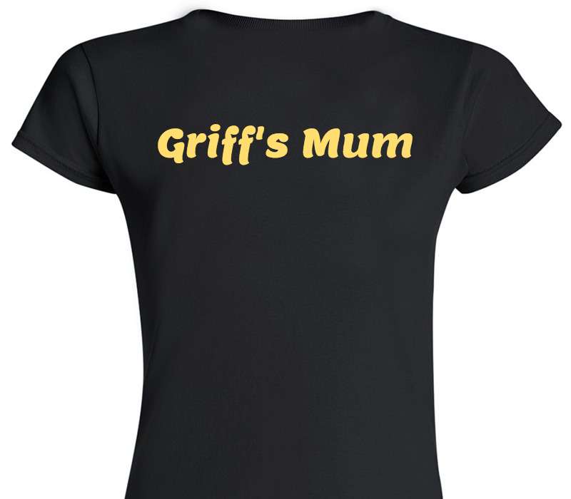 Custom Womens Soft Style 100% Cotton Black T-Shirt