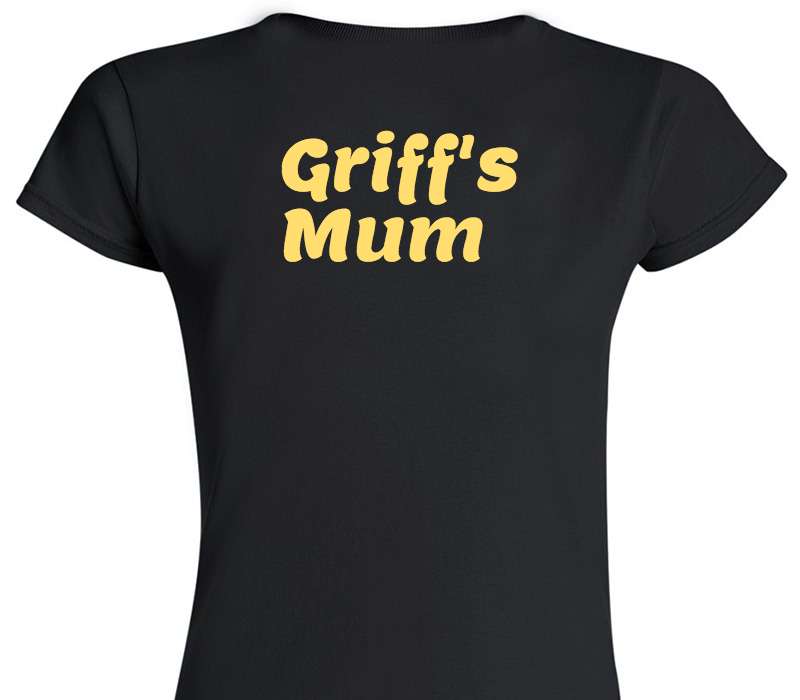 Custom Womens Soft Style 100% Cotton Black T-Shirt