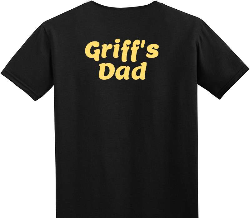 Custom Adult Soft Style 100% Cotton Black T-Shirt