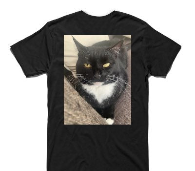 Custom AS Colour 100% Cotton Black T-Shirt