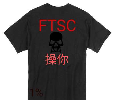 Custom Gildan 100% Cotton Black T-Shirt