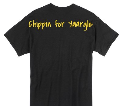 Custom Gildan 100% Cotton Black T-Shirt