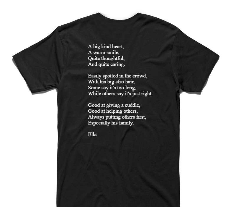 Custom AS Colour 100% Cotton Black T-Shirt