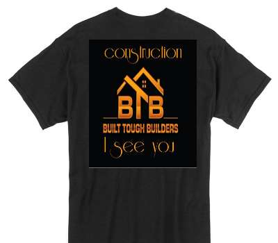 Custom Gildan 100% Cotton Black T-Shirt