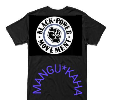 Custom AS Colour 100% Cotton Black T-Shirt