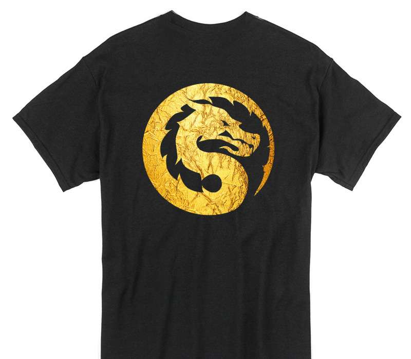 Custom Gildan 100% Cotton Black T-Shirt