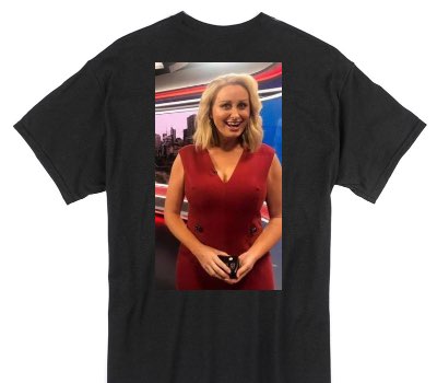 Custom Gildan 100% Cotton Black T-Shirt