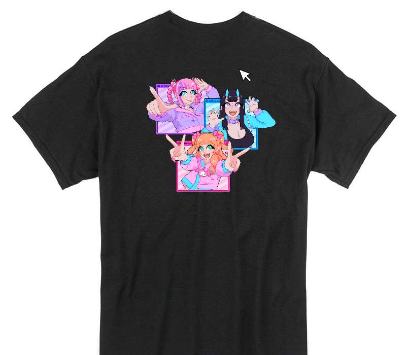 Custom Gildan 100% Cotton Black T-Shirt