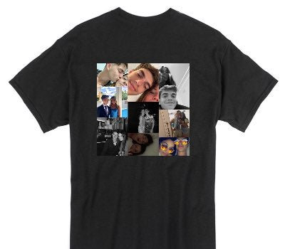 Custom Gildan 100% Cotton Black T-Shirt