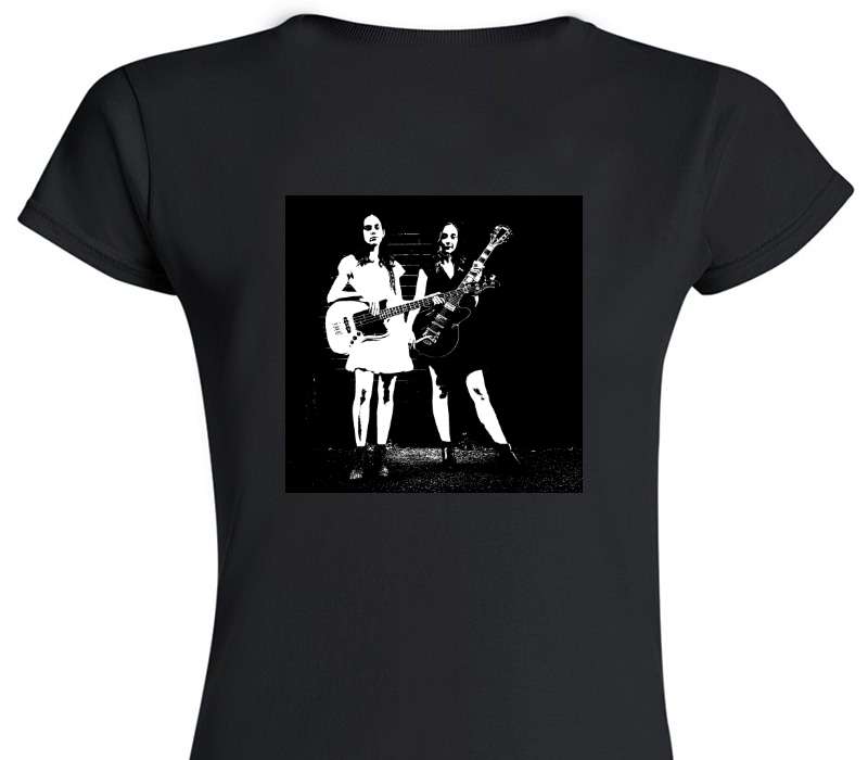 Custom Womens Soft Style 100% Cotton Black T-Shirt