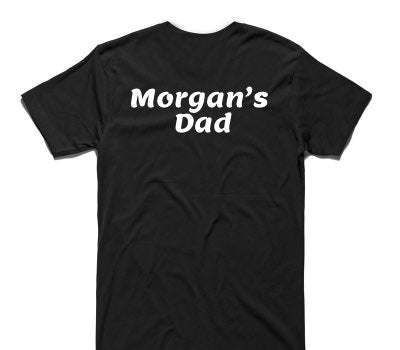 Custom AS Colour 100% Cotton Black T-Shirt