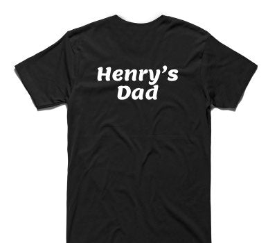 Custom AS Colour 100% Cotton Black T-Shirt
