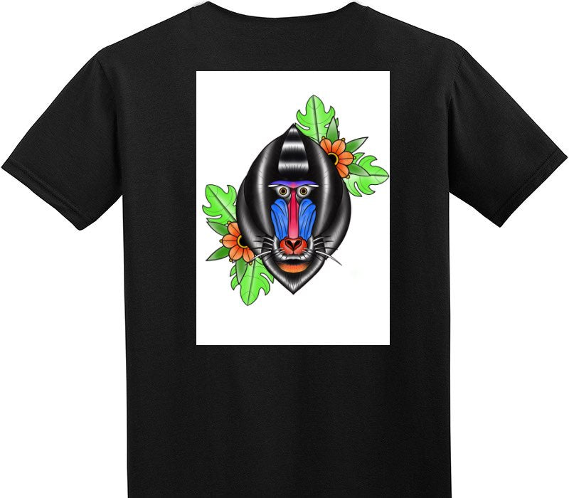 Custom Adult Soft Style 100% Cotton Black T-Shirt
