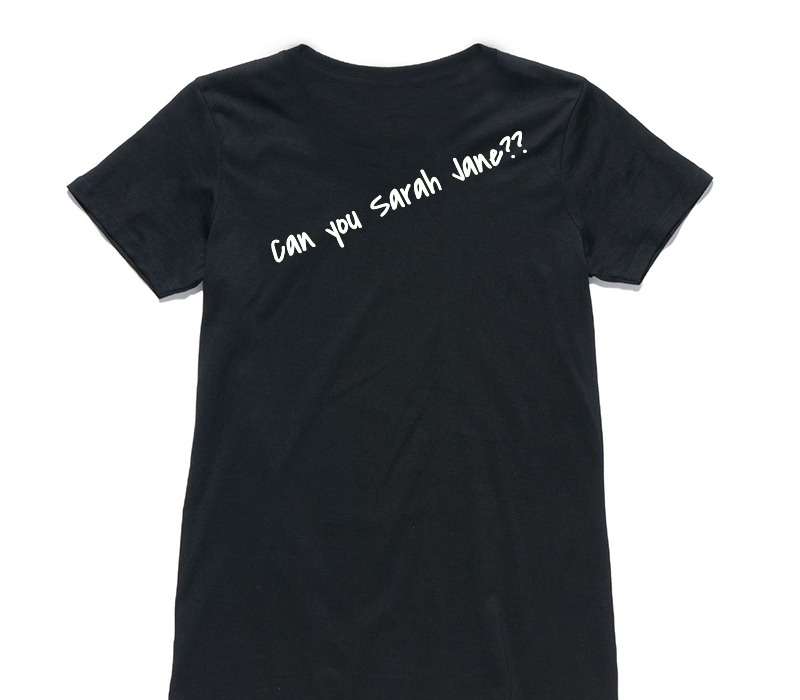 Custom Womens AS Colour 100% Cotton Black T-Shirt