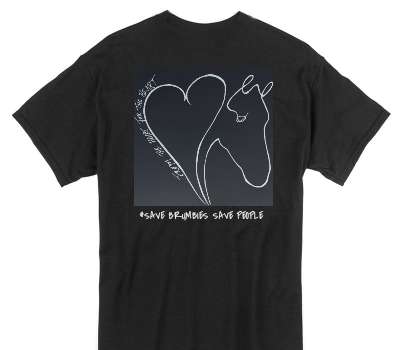 Custom Gildan 100% Cotton Black T-Shirt