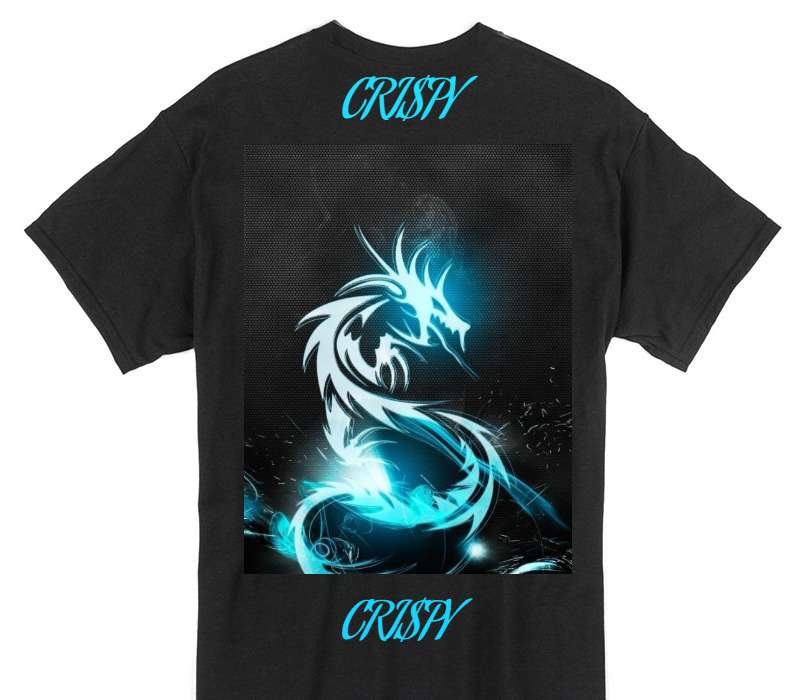 Custom Gildan 100% Cotton Black T-Shirt