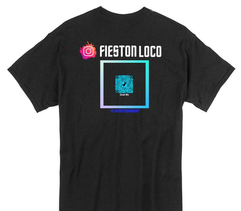 Custom Gildan 100% Cotton Black T-Shirt