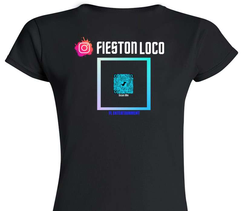 Custom Womens Soft Style 100% Cotton Black T-Shirt