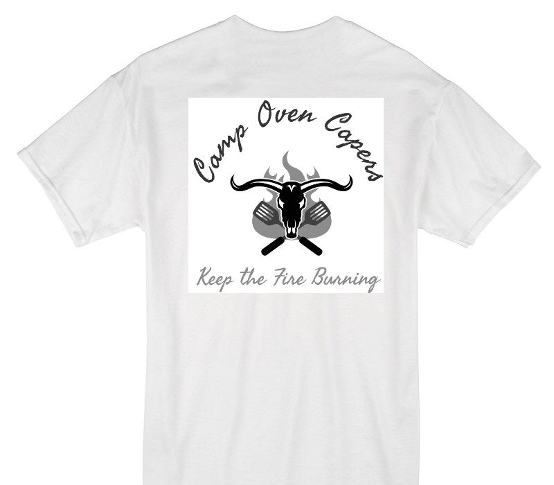 Custom Gildan 100% Cotton White T-Shirt