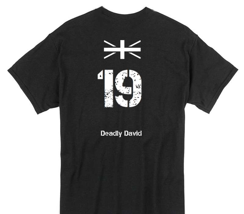 Custom Gildan 100% Cotton Black T-Shirt