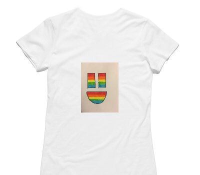 Custom Womens AS Colour 100% Cotton White T-Shirt