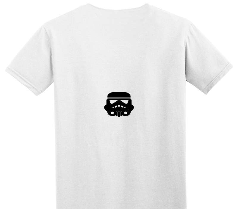 Custom Adult Soft Style 100% Cotton White T-Shirt