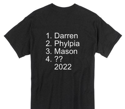 Custom Gildan 100% Cotton Black T-Shirt
