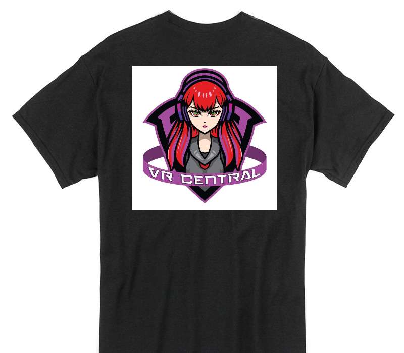 Custom Gildan 100% Cotton Black T-Shirt