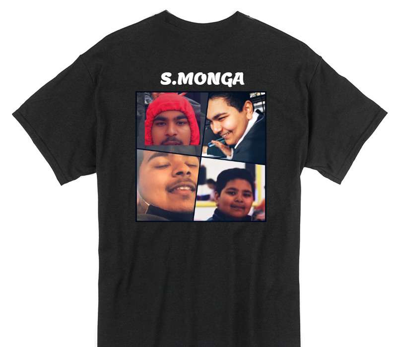 Custom Gildan 100% Cotton Black T-Shirt