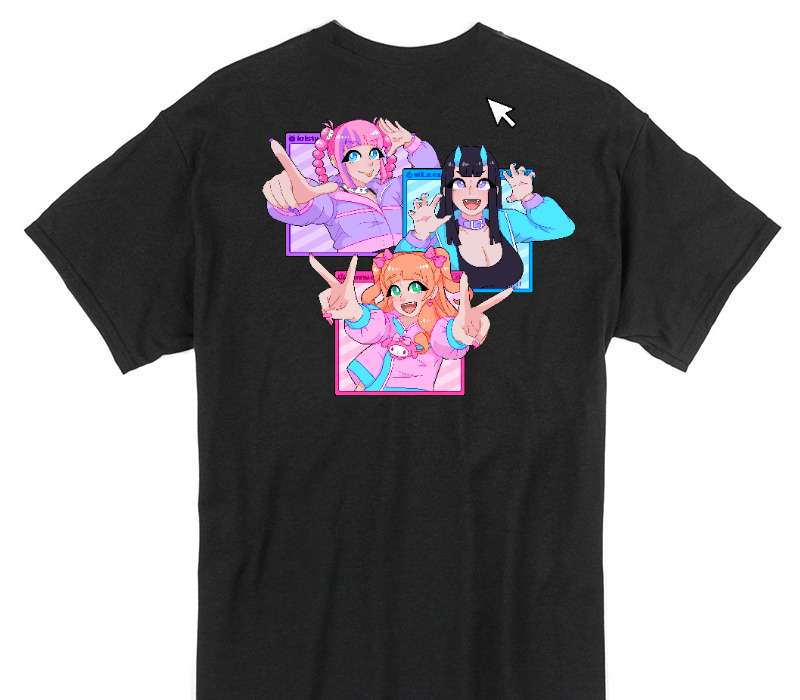 Custom Gildan 100% Cotton Black T-Shirt