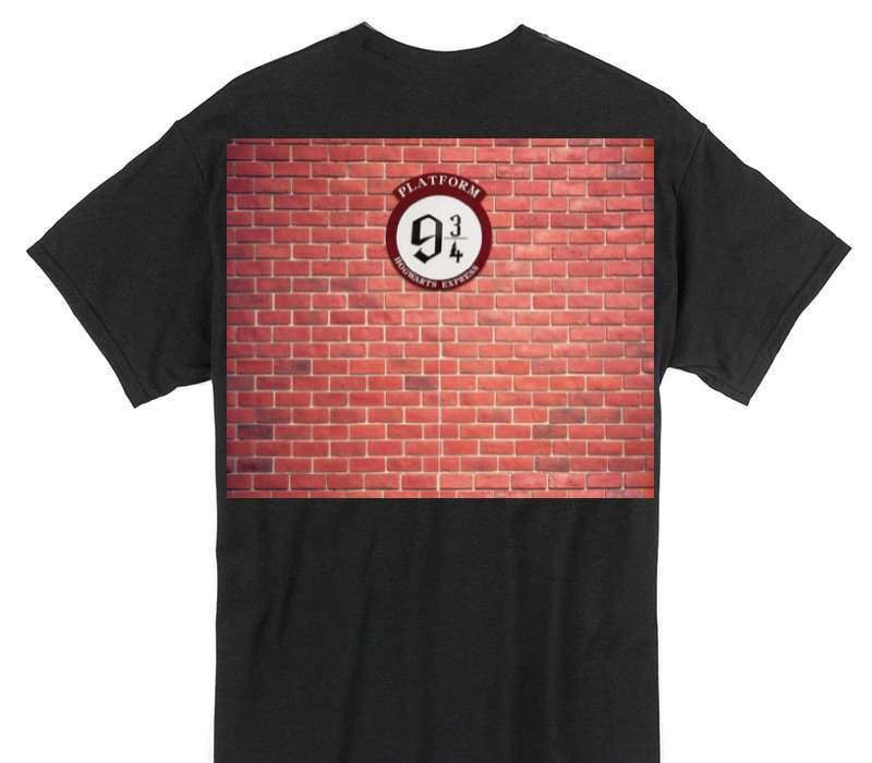 Custom Gildan 100% Cotton Black T-Shirt