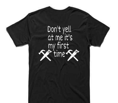 Custom AS Colour 100% Cotton Black T-Shirt