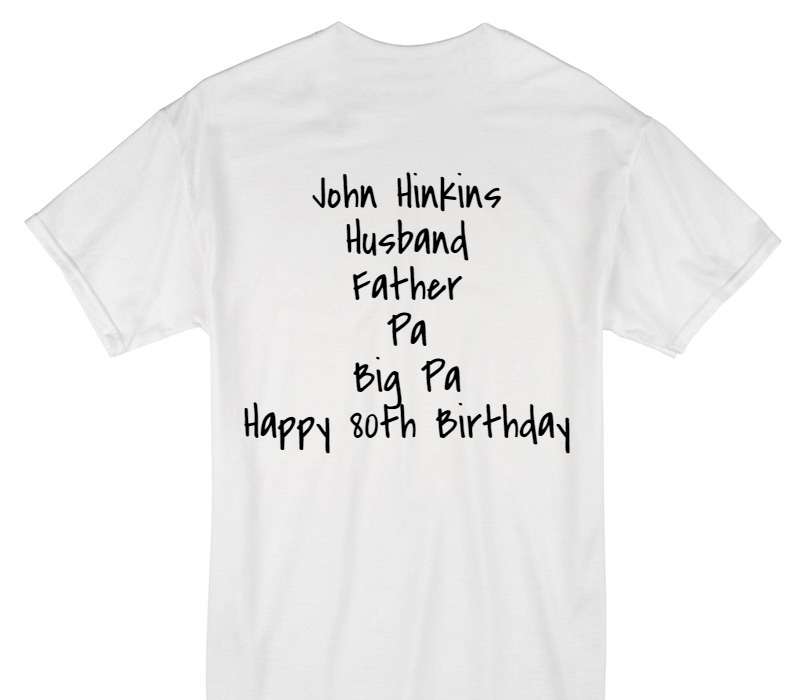 Custom Gildan 100% Cotton White T-Shirt