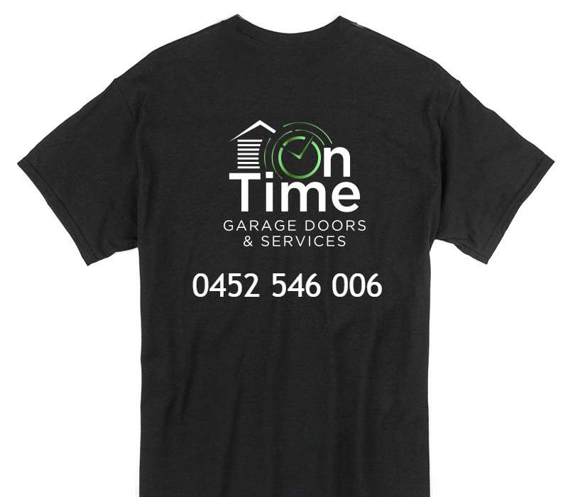Custom Gildan 100% Cotton Black T-Shirt