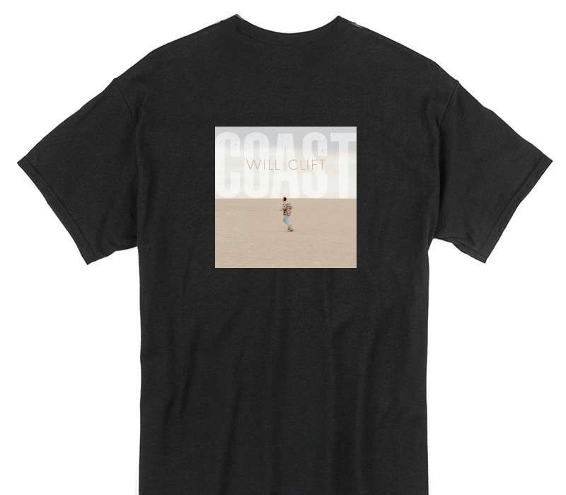 Custom Gildan 100% Cotton Black T-Shirt